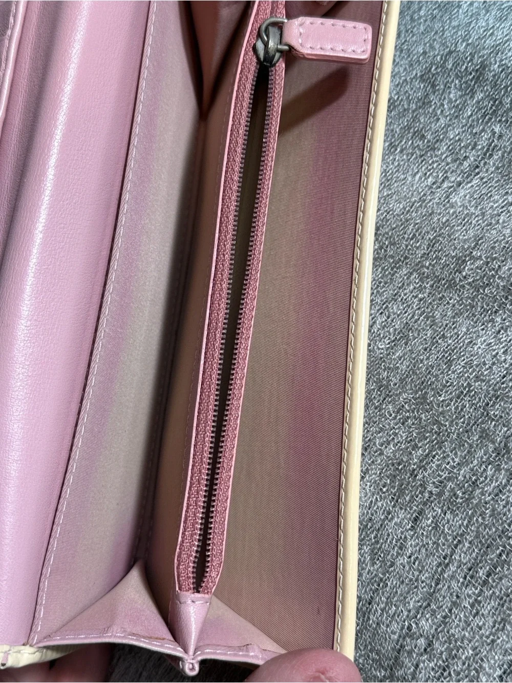 Christian Dior Trotter Long Logo Wallet - Pink